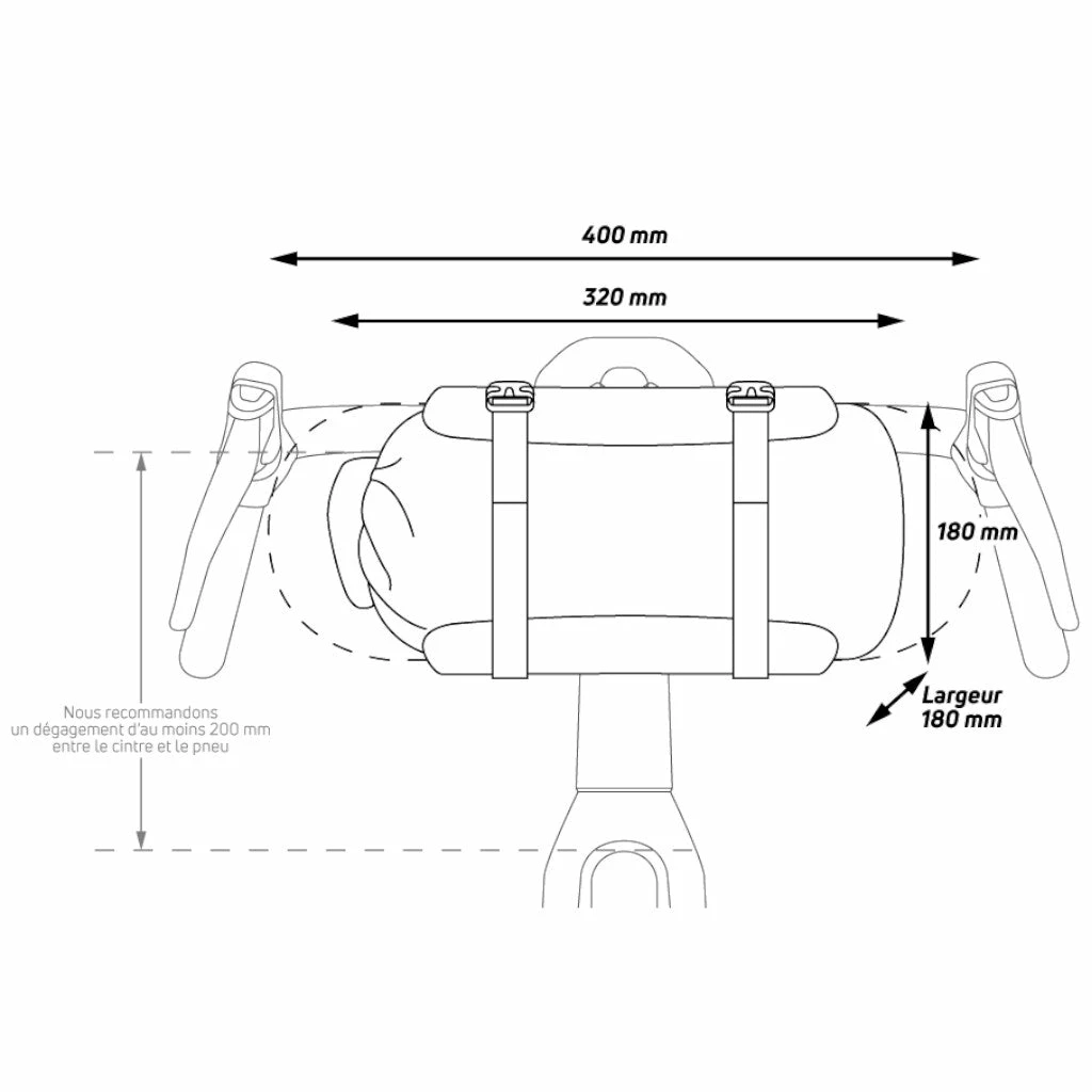 Sacoche de guidon bikepacking et cyclotourisme Zefal Z Adventure F10 10L Sacoche De Guidon Bikepacking Et Cyclotourisme Zefal Z Adventure F10 10L -Apidura Soldes dimensions sacoche guidon z adventure f10