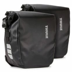 Double Sacoche Noire Sur Porte-bagages 13L Shield Pannier Thule