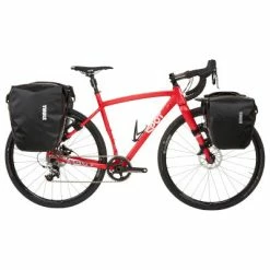 Double Sacoche Noire Sur Porte-bagages 25L Shield Pannier Thule -Apidura Soldes double sacoche noire sur porte bagages 25l shield pannier thule full 6