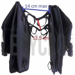 Double Sacoches Vélo 47L Mara XXL Basil -Apidura Soldes double sacoches velo 47l mara xxl basil full 3