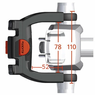 Fixation Sécurisée Sur Guidon De Vélo électrique - KlickFix 7 Fixation Sécurisée Sur Guidon De Vélo électrique - KlickFix – Image 5