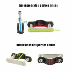 Fixations Pour Caisse Et Panier De Vélo En Osier Rotin - Basil 10 Fixations Pour Caisse Et Panier De Vélo En Osier Rotin - Basil -Apidura Soldes fixations pour caisse et panier de velo en osier rotin basil full 3