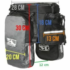 M-Wave Sacoche Avec Extensions Sur Porte Bagage Vélo Auto Agrippante -Apidura Soldes sacoche avec extensions sur porte bagage velo auto agrippante full 6