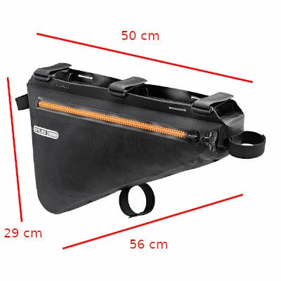 Sacoche De Cadre Noire Bikepacking 6L Ortlieb 5 Sacoche De Cadre Noire Bikepacking 6L Ortlieb – Image 3