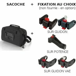 Sacoche De Guidon Vélo XLC 6L -Apidura Soldes sacoche de guidon velo xlc 6l full 3