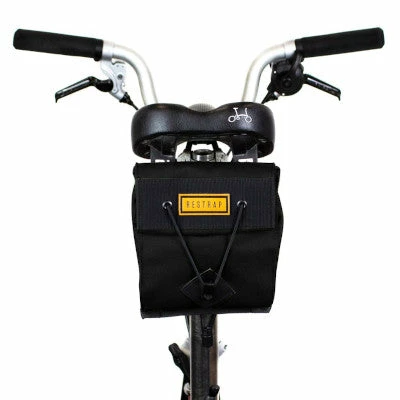 Sacoche De Selle Noire Pour Vélo Pliant Restrap City 9 Sacoche De Selle Noire Pour Vélo Pliant Restrap City – Image 7