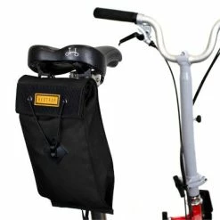 Sacoche De Selle Noire Pour Vélo Pliant Restrap City