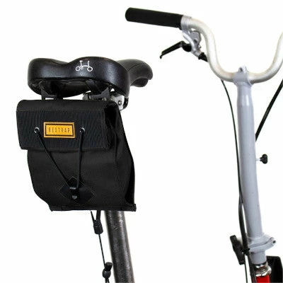 Sacoche De Selle Noire Pour Vélo Pliant Restrap City 5 Sacoche De Selle Noire Pour Vélo Pliant Restrap City – Image 3