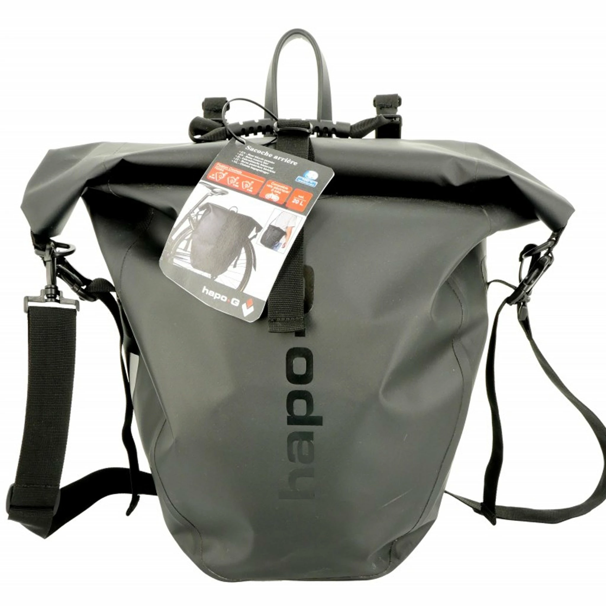 Sacoche Vélo étanche Hapo-G 20L Sur Porte-bagages 3 Sacoche Vélo étanche Hapo-G 20L Sur Porte-bagages