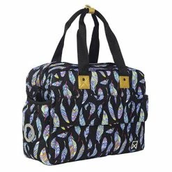 Sacoche Vélo De Ville Aux Motifs Fleurs Feather Shopper Willex