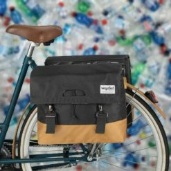 Sacoche Vélo Double 40 L En Matériau Recyclé Urban Proof -Apidura Soldes sacoche velo double 40 l en materiau recycle urban proof full 4