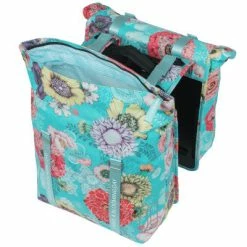 Sacoche Vélo Double Porte-bagage Amovible MIK Bleu Bloom Basil 11 Sacoche Vélo Double Porte-bagage Amovible MIK Bleu Bloom Basil -Apidura Soldes sacoche velo double porte bagage amovible mik bleu bloom basil full 4