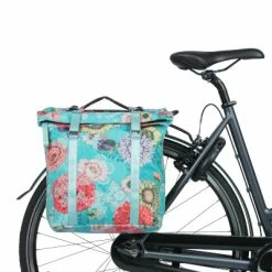 Sacoche Vélo Double Porte-bagage Amovible MIK Bleu Bloom Basil 12 Sacoche Vélo Double Porte-bagage Amovible MIK Bleu Bloom Basil -Apidura Soldes sacoche velo double porte bagage amovible mik bleu bloom basil full 5
