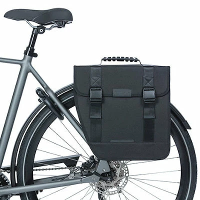 Sacoche Vélo Noire Pour Porte-bagage Arrière Tour Basil Gauche 7 Sacoche Vélo Noire Pour Porte-bagage Arrière Tour Basil Gauche – Image 5