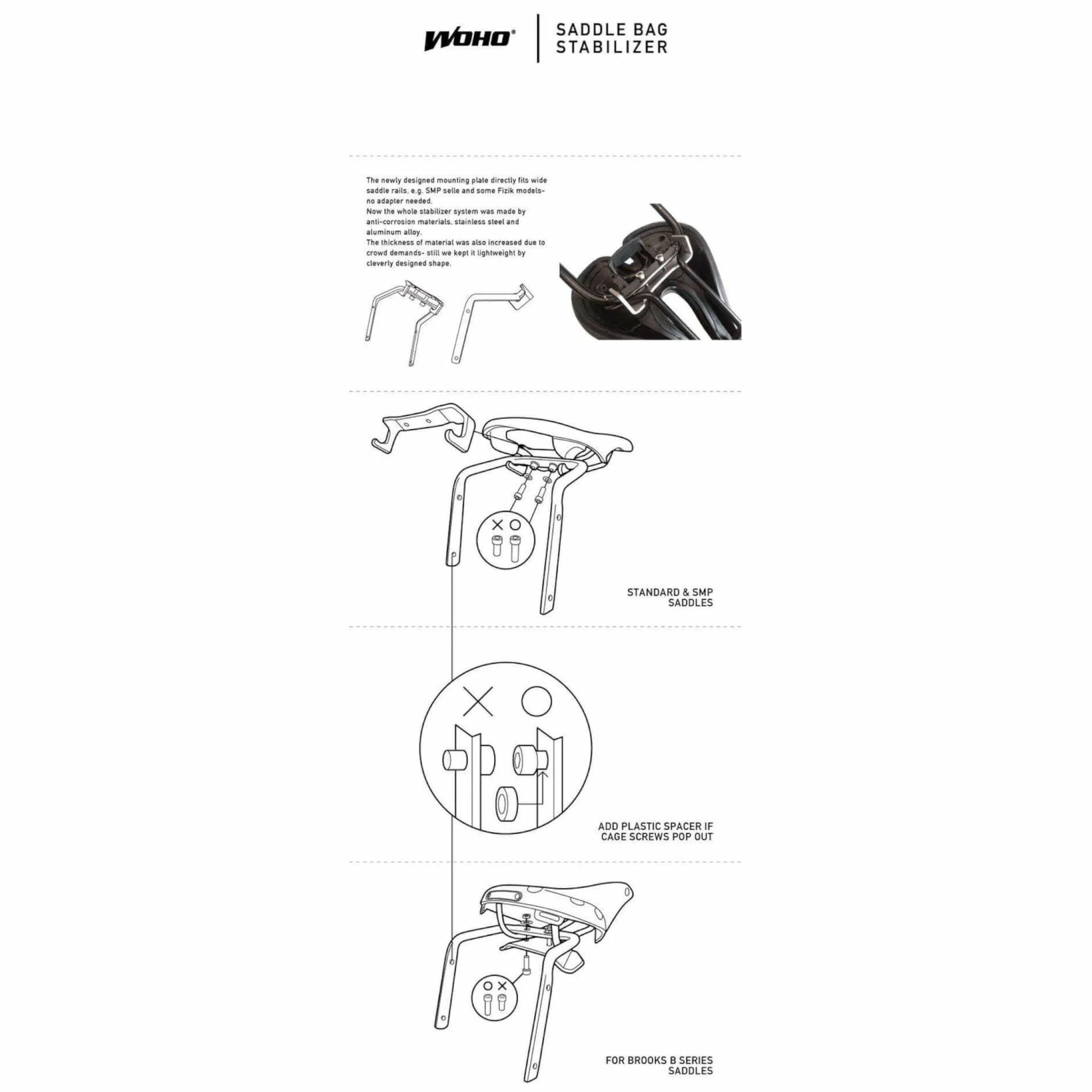 Stabilisateur De Sacoche De Selle Bikepacking Woho 7 Stabilisateur De Sacoche De Selle Bikepacking Woho – Image 5