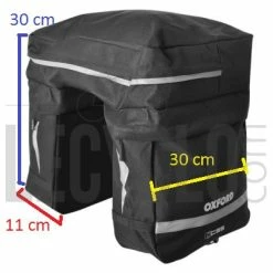 Oxford Triple Sacoche De Vélo Sur Porte-bagage Arrière 8 Oxford Triple Sacoche De Vélo Sur Porte-bagage Arrière -Apidura Soldes triple sacoche de velo sur porte bagage arriere full 3